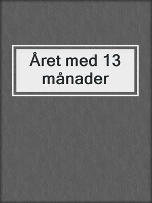 Året med 13 månader
