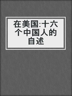 在美国:十六个中国人的自述
