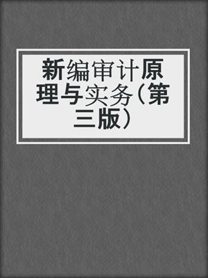 新编审计原理与实务（第三版）