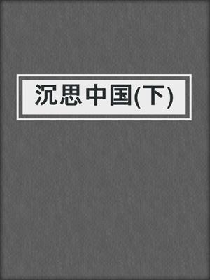 沉思中国(下)