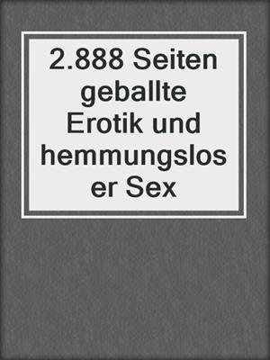 cover image of 2.888 Seiten geballte Erotik und hemmungsloser Sex