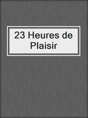 cover image of 23 Heures de Plaisir