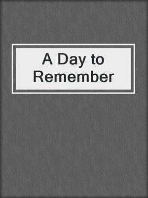 cover image of A Day to Remember