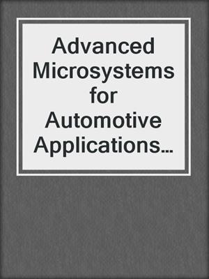 Advanced Microsystems for Automotive Applications 2001