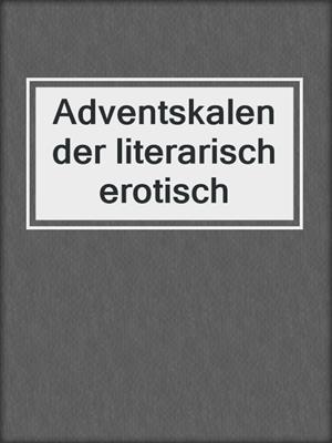 cover image of Adventskalender literarisch erotisch