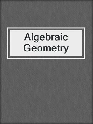 Algebraic Geometry