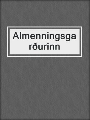 Almenningsgarðurinn