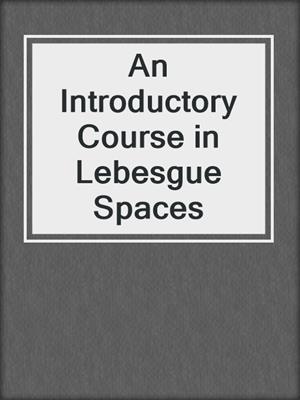 An Introductory Course in Lebesgue Spaces