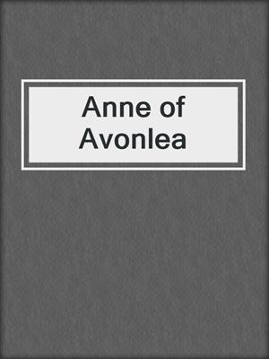 Anne of Avonlea