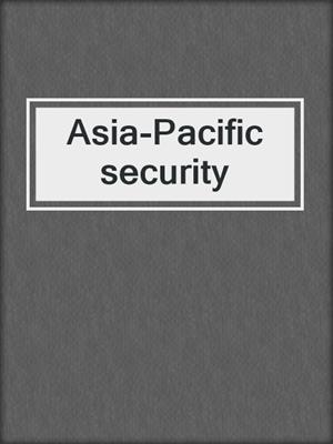 Asia-Pacific security