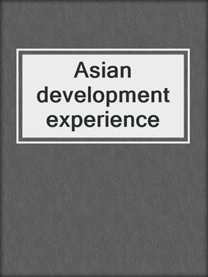 Asian development experience