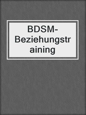 cover image of BDSM-Beziehungstraining