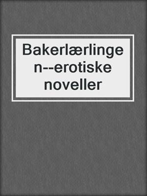cover image of Bakerlærlingen--erotiske noveller