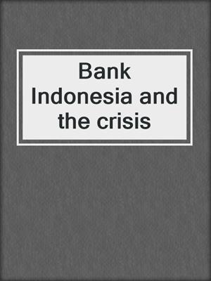 Bank Indonesia and the crisis