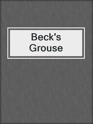 cover image of Beck's Grouse