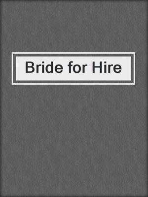 cover image of Bride for Hire