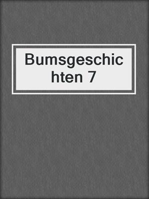 cover image of Bumsgeschichten 7