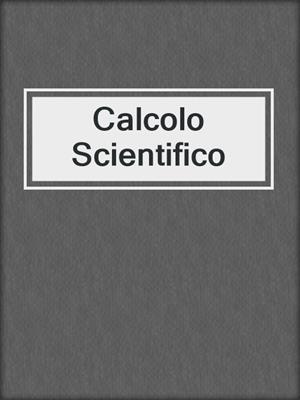 Calcolo Scientifico