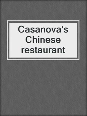 Casanova's Chinese restaurant