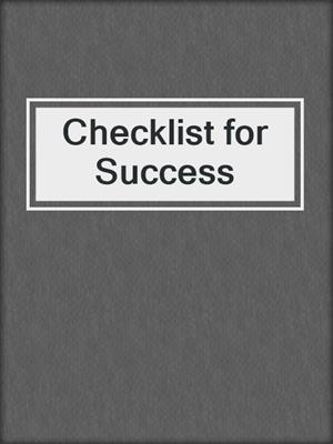 Checklist for Success