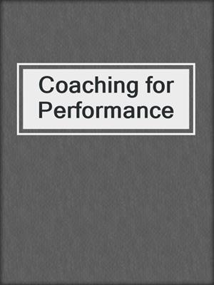 Coaching for Performance