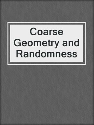 Coarse Geometry and Randomness