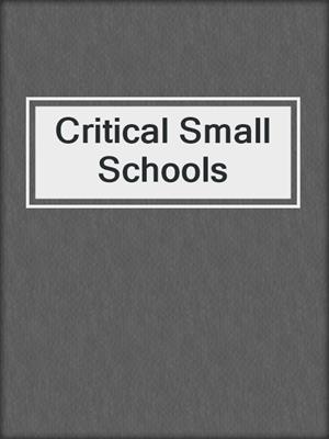 Critical Small Schools