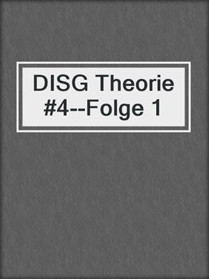 cover image of DISG Theorie #4--Folge 1