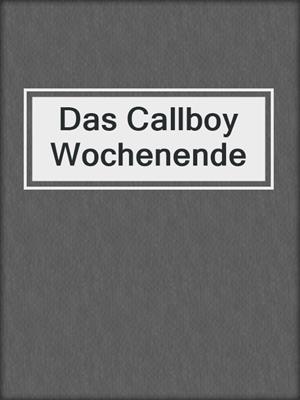 cover image of Das Callboy Wochenende