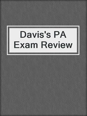 cover image of Davis's PA Exam Review