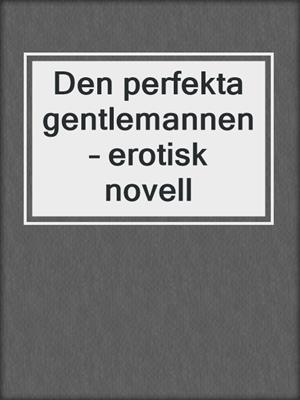 Den perfekta gentlemannen – erotisk novell