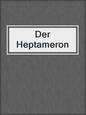 cover image of Der Heptameron