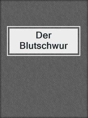 cover image of Der Blutschwur