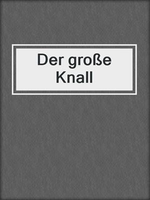 cover image of Der große Knall