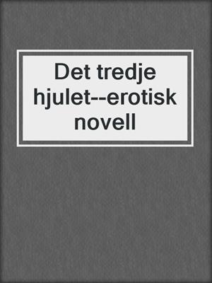 cover image of Det tredje hjulet--erotisk novell