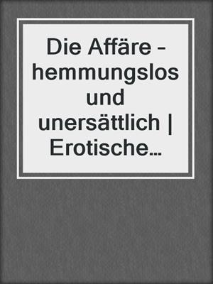 cover image of Die Affäre – hemmungslos und unersättlich | Erotische Geschichte