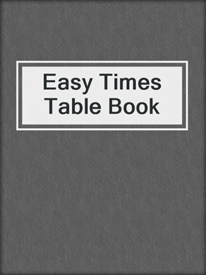 Easy Times Table Book