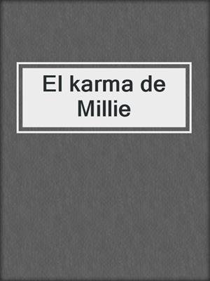cover image of El karma de Millie