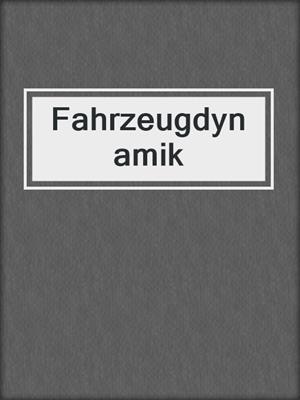 Fahrzeugdynamik