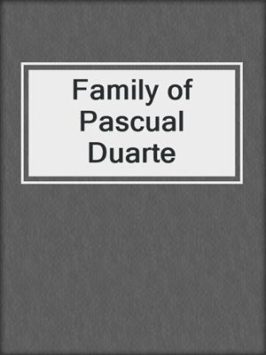 cover image of Family of Pascual Duarte