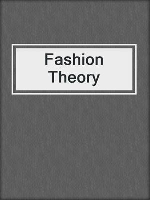 cover image of Fashion Theory