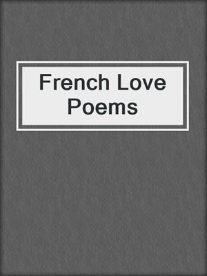cover image of French Love Poems