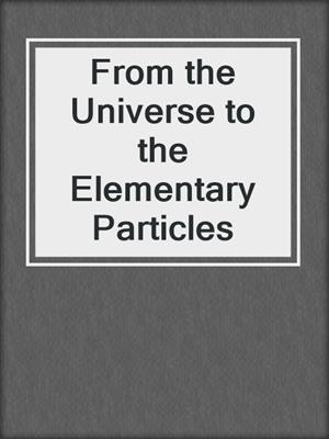 From the Universe to the Elementary Particles