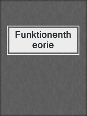 Funktionentheorie