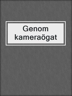 cover image of Genom kameraögat