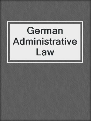 German Administrative Law