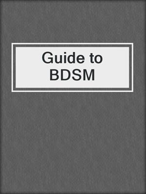 cover image of Guide to BDSM