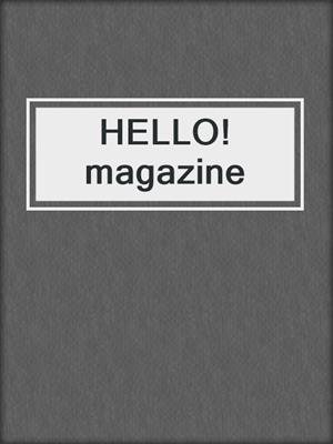 cover image of HELLO! magazine