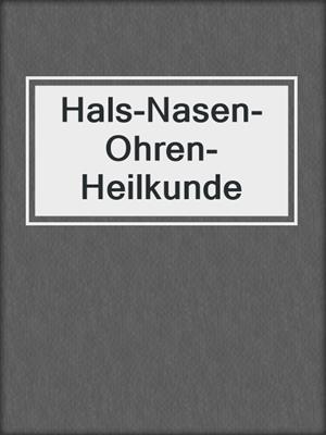 Hals-Nasen-Ohren-Heilkunde