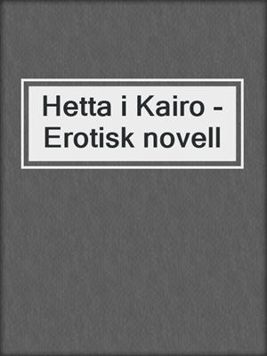 cover image of Hetta i Kairo - Erotisk novell